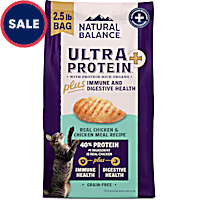 Natural Balance Ultra Protein Immune and Digestive Health Real Chicken & Chicken Meal Plus Dry Cat Food