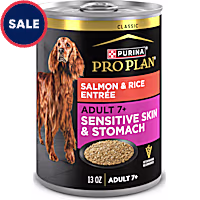 Purina Pro Plan Senior Sensitive Stomach and Skin with Salmon and Rice Entree Wet Dog Food