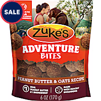 Zuke's Adventure Bites Soft Dog Treats with Real Peanut Butter and Oats Treats for Dogs of All Sizes