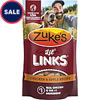 Zuke's Lil' Links Snacking Sausage made with Real Chicken & Apple Treats for Dogs of All Sizes
