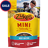 Zuke's Mini Naturals Dog Training made with Real Beef Treats for Dogs of All Sizes
