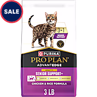 Purina Pro Plan AdvantEDGE Senior Support Plus Adult 7 Plus Chicken and Rice Formula Dry Cat Food