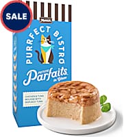 Merrick Purrfect Bistro Petite Parfaits Chicken and Tuna Mousse in Glaze Gravy for Wet Cat Treats