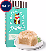 Merrick Purrfect Bistro Petite Parfaits Chicken and Tuna Mousse with Sole in Glaze Gravy for Wet Cat Treats