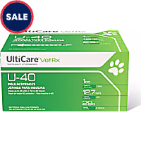 UltiMed U-40 Insulin Syringes Whole Unit Markings, 29G x 1/2" 1 cc