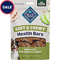 Blue Buffalo Soft & Chewy Health Bars Baked with Real Chicken & Apples Natural Dog Treats