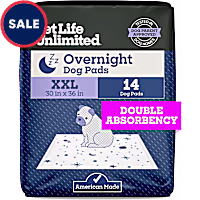 Pet Life Unlimited Overnight Dog Pads, 30" X 36", XX-Large, Count of 14