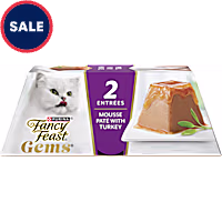 Purina Fancy Feast in Gravy With Turkey Gems Pate Mousse Wet Cat Food