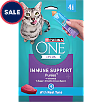 Purina ONE Plus Immune Support Purees with Real Tuna Puree Cat Treats