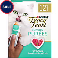 Purina Fancy Feast Savory Purees with Tuna Lickable Cat Treats