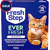 Fresh Step Ever Fresh Unscented Multi Cat Clumping Litter