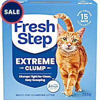 Fresh Step Extreme Clump Multi Cat Clumping Litter with Febreze Freshness