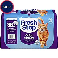 Fresh Step Odor Shield Multi Cat Clumping Litter with Febreze Freshness