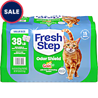 Fresh Step Odor Shield Multi Cat Clumping Litter with Gain Scent
