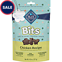 Blue Buffalo Fun Bite-Sized Shapes for Easter Baskets, Chicken Recipe Spring Bits Soft & Chewy Natural Dog Treats
