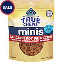 Blue Buffalo True Chews Minis Chicken Pot Pie Recipe, Natural Dog Treats Mineral-Enhanced for Flavor
