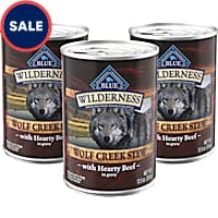 Blue Buffalo Wilderness Wolf Creek Stew High-Protein & Grain-Free Hearty Beef in Gravy Wet Dog Food