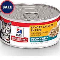 Hill's Science Diet Adult Indoor Savory Chicken Entree Canned Wet Cat Food