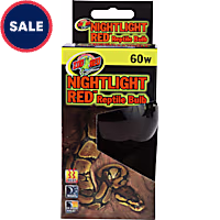 Zoo Med Nightlight Red Reptile Bulb - 60 Watt