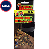 Zoo Med Nightlight Red Reptile Bulb, 100 Watts