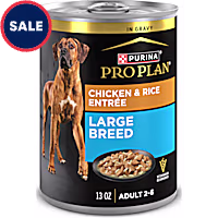 Purina Pro Plan Chicken and Rice Entree Gravy Large Breed Wet Dog Food