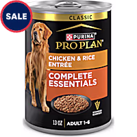 Purina Pro Plan Complete Essentials Chicken and Rice Entree Classic Pate Dog Food
