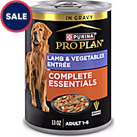 Purina Pro Plan Complete Essentials Lamb and Vegetables Entree in Wet Dog Food Gravy