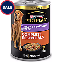 Purina Pro Plan Complete Essentials Turkey and Vegetables Entree in Wet Dog Food Gravy