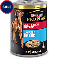 Purina Pro Plan Beef and Rice Entree Gravy Large Breed Wet Dog Food