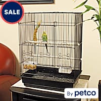 Bird cage outlet for 2 parakeets