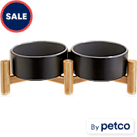 Petco dog bowl stands discount