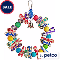 You & Me Fiesta Landing Noisemaking Bird Toy