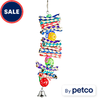 You & Me Finger Trap & Balls Noisemaking Bird Toy