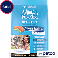 WholeHearted Grain Free All Life Stages Salmon and Pea Recipe Dry Dog Food