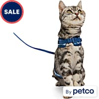 Bond & Co. Camo-Print Cat Harness & Leash Set, Green