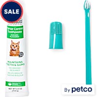 Well & Good Cat Dental Health Kit with Chicken Flavored Toothpaste