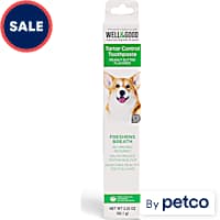 Well & Good Tartar Control Toothpaste for Dogs, Peanut Butter Flavor