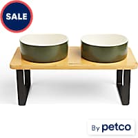 Elevated Dog Bowls Feeders With Dog Bowl Stands Petco