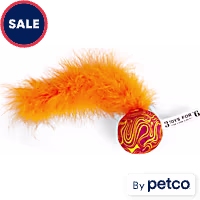 Leaps & Bounds Feather Boa Balls Assorted Colors Cat Toy