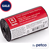 Reddy Black Logo Waste Bag Roll for Dogs