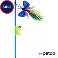 Leaps & Bounds Butterfly Cat Teaser Toy