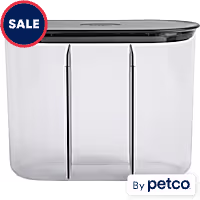 Reddy Black Divided Dog Treat Jar