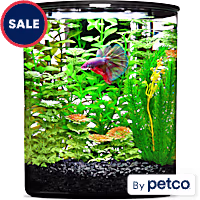 Imagitarium Plastic Cylinder Betta Aquarium
