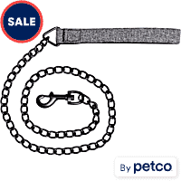 YOULY Black Chain Dog Leash