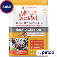 WholeHearted Healthy Digestion Chicken and Egg Product Recipe Dry Cat Food