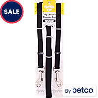 EveryYay Deluxe Black Leash Coupler for Dogs