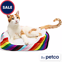 EveryYay Essentials Pride Rainbow Rectangle Cat Bed