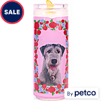 Bootique Dog Candle Pink Rubber Dog Toy