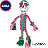 Bootique Skeleton Rope Plush Dog Toy