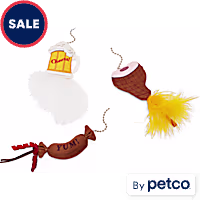 Merry Makings Sausage Mix & Match Cat Teaser Toy Attachment Pack